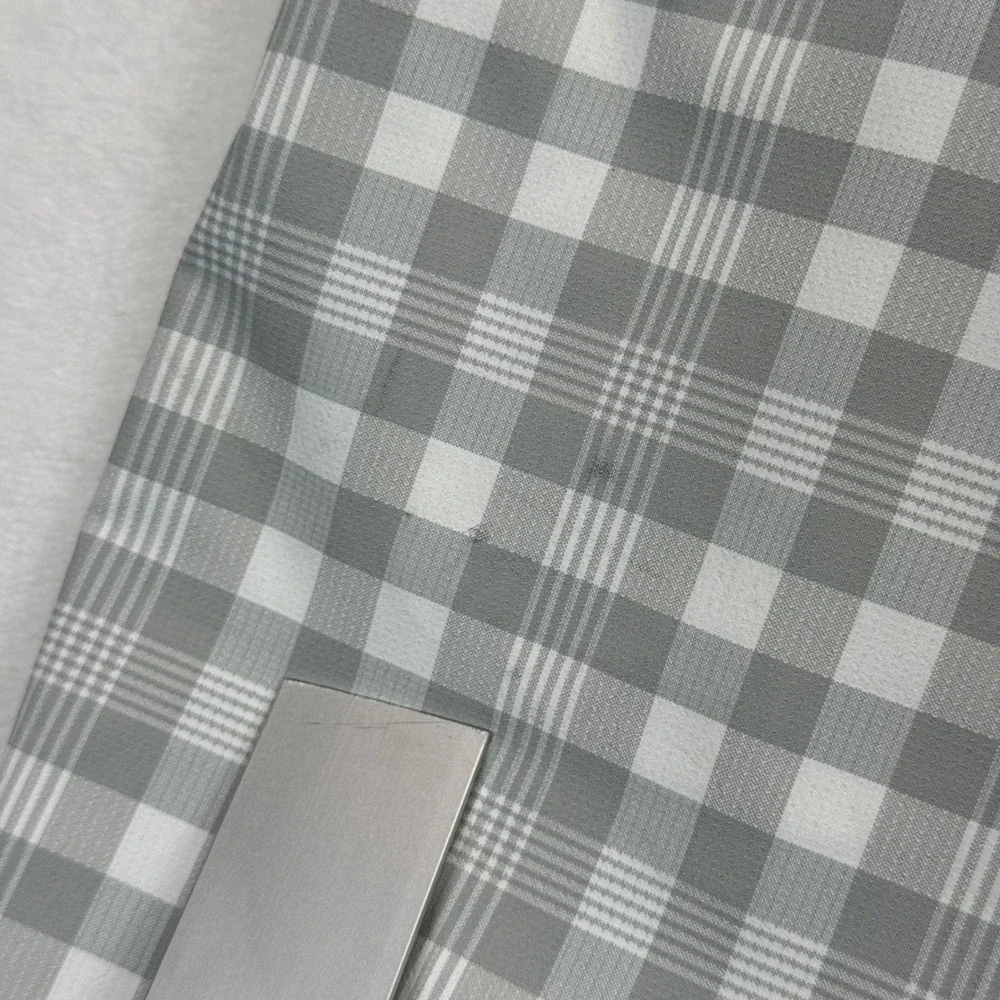 Nike Golf Dri-FIT Shorts Gray‎ Plaid Lightweight Size 40 READ